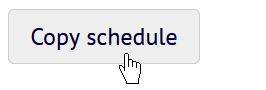 The Copy menu item in the Schedule screen