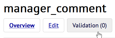 Validation rules for shift custom fields